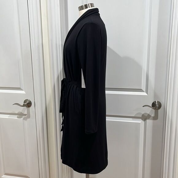 New! Athleta Wind Down Sleep Robe Size Medium Black NWT - Picture 11 of 16